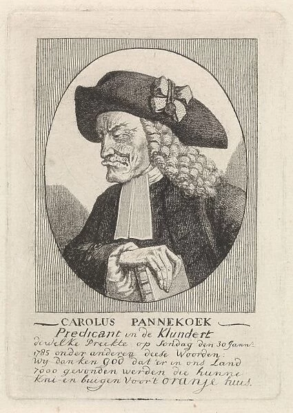 Portrait Carolus Pantekoek book right hand Bust