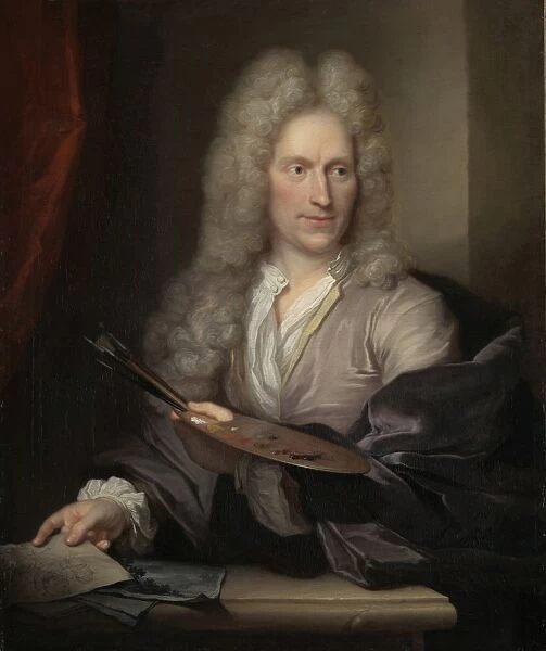 Portrait of Jan van Huysum, Arnold Boonen, c. 1720