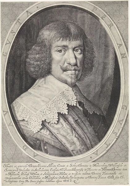 Portrait of Johann Albrecht (II), Count of Solms-Braunfels, Crispijn van de Passe II