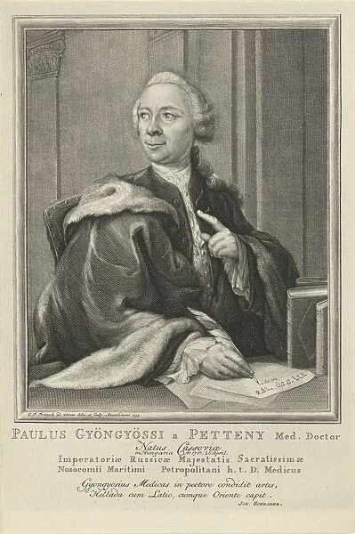 Portrait Paulus GyAongyAosi Hungarian doctor