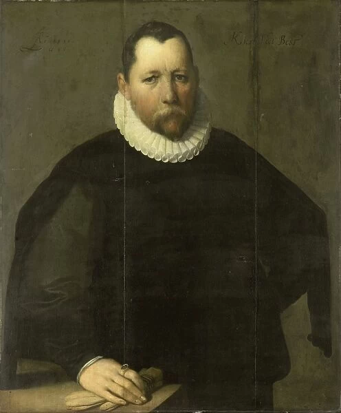 Portrait of Pieter Jansz Kies, Burgomaster of Haarlem, Cornelis Cornelisz. van Haarlem