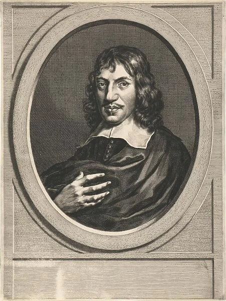 Portrait of Thadaeus de Lantman, Hendrik Bary, 1657 - 1707