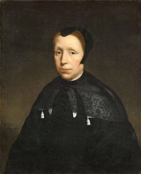 Portrait widow 1667 oil canvas 75 x 59. 3 cm lower left
