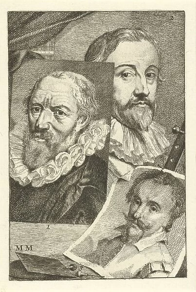 Portraits Jacob Matham Pieter de Jode I Adam Elsheimer