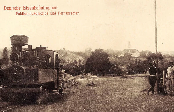 Rail transport Saxony Military telephones GroBe Heeresfeldbahnübung 1909