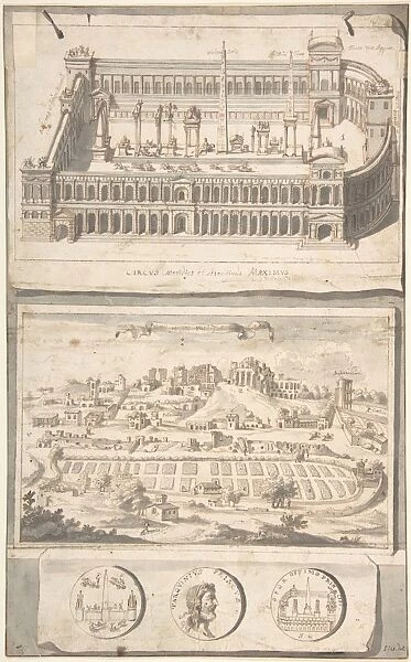 Reconstruction Circus Maximus View Site 1704