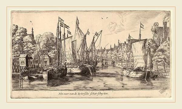 Reinier Zeeman (Dutch, 1624-1664), The Ferry to Utrecht (Het veer van der Uytersche