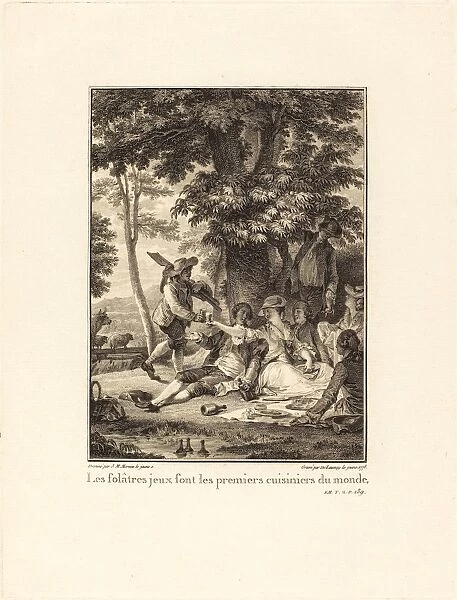 Robert Delaunay after Jean-Michel Moreau (French, 1749 - 1814), Les folatres jeux