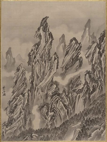 Rocky Landscape Meiji period 1868-1912 ca 1887