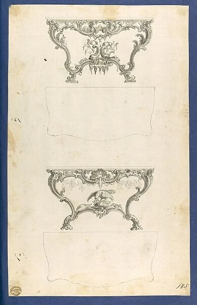 Sideboard Tables Chippendale Drawings Vol I ca