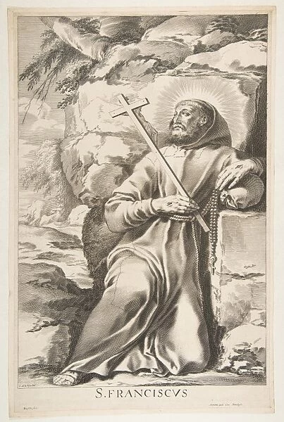St Francis Engraving second state two Nagler