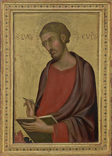 St Luke Simone Martini Italian Sienese 1284 1344