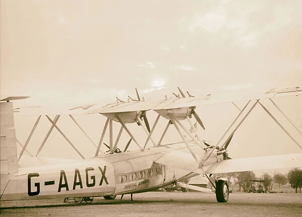Sudan Juba southern border Plane landing 1936