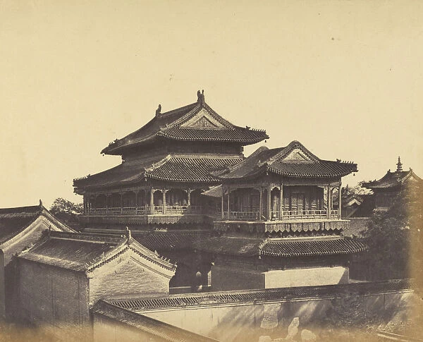 Temple Confucius Pekin October 1860 Felice Beato