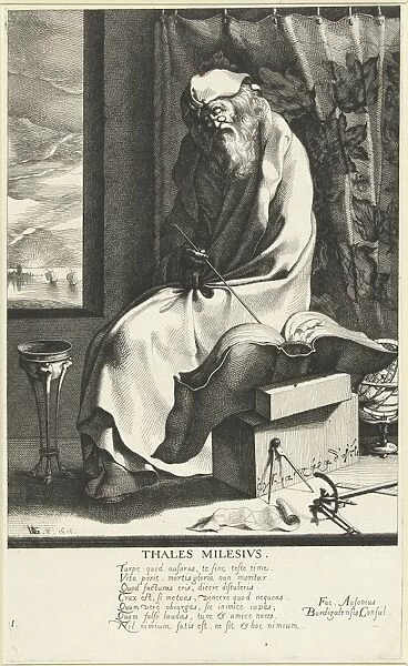 Thales of Miletus, Jacob de Gheyn (III), Decimus Magnus Ausonius, Nicolaes de Clerck