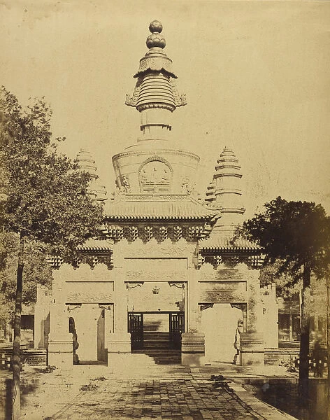 Thibetan Monument Lama Temple Pekin August 1860