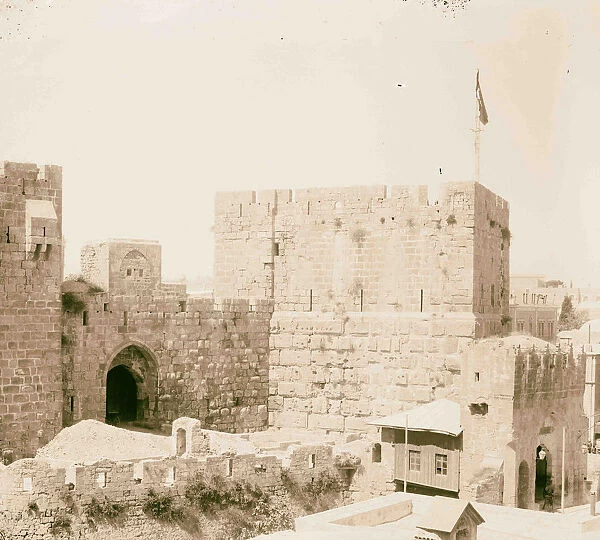 Towers David Hippicus 1898 Jerusalem Israel