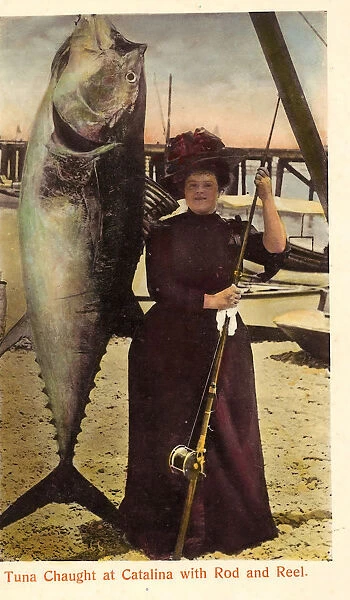Tote Bag of Tuna fishing Sea anglers fish United States Female
