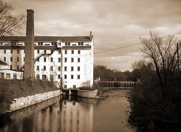 Van Sicklers mill, Pittsfield, Mass, Industrial facilities, Rivers, United States