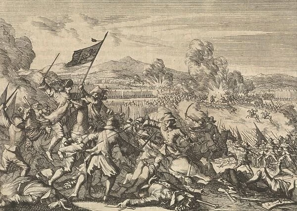 Victory of Sweden in the army of the emperor at Wittstock, 1636, Caspar Luyken, Pieter