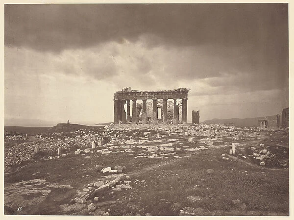 View Athenian Acropolis East William J Stillman