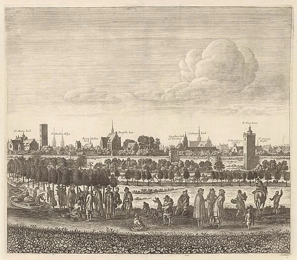 View of Utrecht from the west (plate III), Herman Saftleven, Reinier & Josua Ottens
