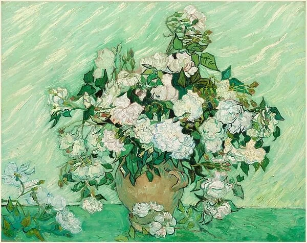 Vincent van Gogh, Dutch (1853-1890), Roses, 1890, oil on canvas