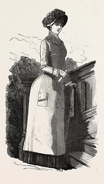 Waterproof Coat, Fashion, Engraving 1882