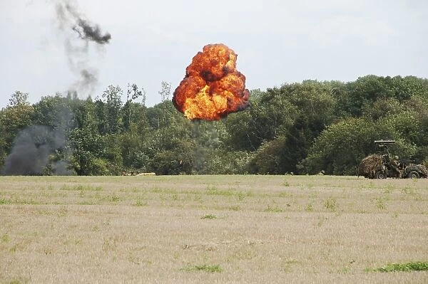Belgian paratroopers under attack
