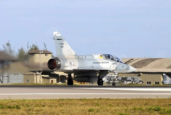 Brazilian Air Force F-2000 taking off from Natal Air Force Base, Brazil