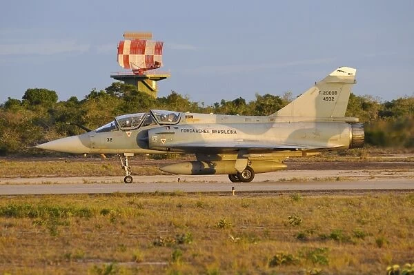 Brazilian Air Force F-2000 taxiing at Natal Air Force Base, Brazil