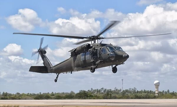 A Brazilian Air Force UH-60L Black Hawk at Natal Air Force Base, Brazil
