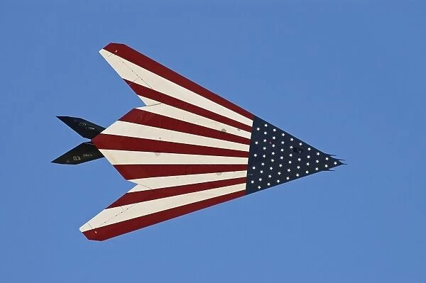 F-117 Nighthawk flying over California