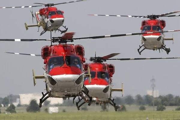 Indian Air Force Dhruv helicopters
