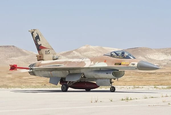 Israeli Air Force F-16 at Nevatim Air Base, Israel