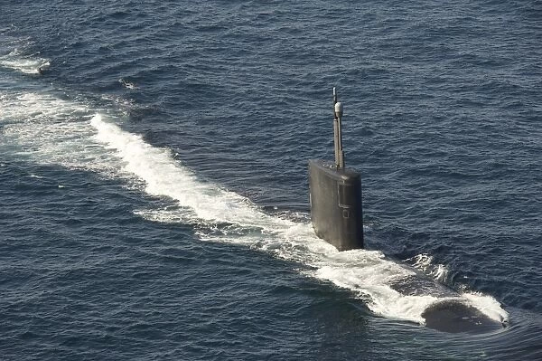 Los Angeles-class attack submarine USS Hampton