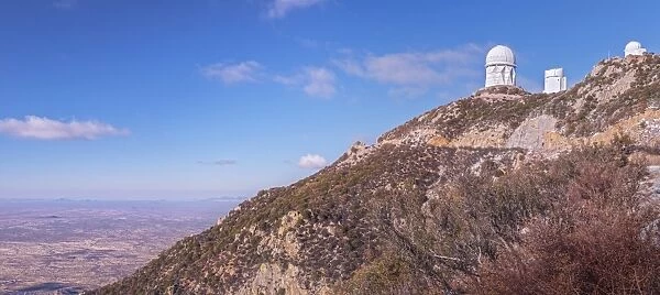 The Mayall Observatory atop Kitt Peak overlooking Tucson, Arizona