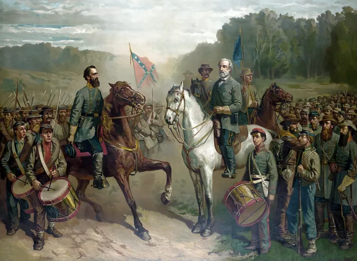 Framed Print : General Robert E. Lee and General Stonewall Jackson Print Framed Print : General Robert E. Lee and General Stonewall Jackson Print