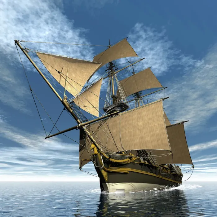Framed Print : An Old Sailing Ship Print Framed Print : An Old Sailing Ship Print