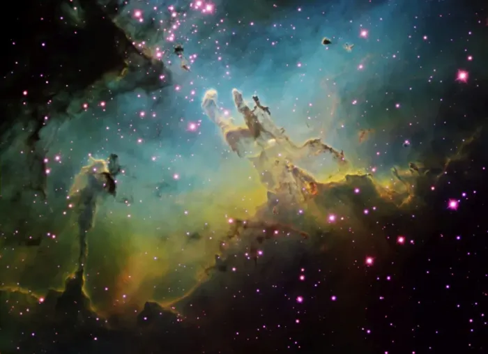 Framed Print : M16 Eagle Nebula Sulfur II Print Framed Print : M16 Eagle Nebula Sulfur II Print