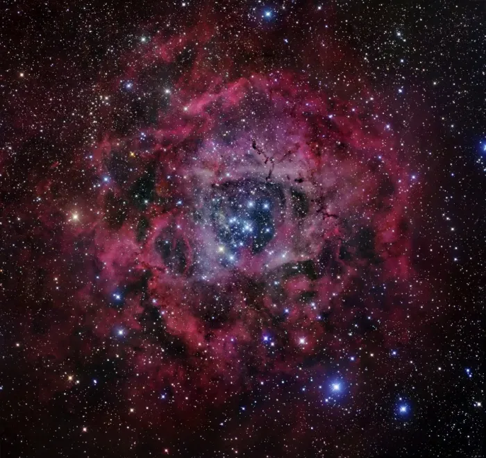 Framed Print : The Rosette Nebula Print - A Circular H II Region in Monoceros Framed Print : The Rosette Nebula Print - A Circular H II Region in Monoceros