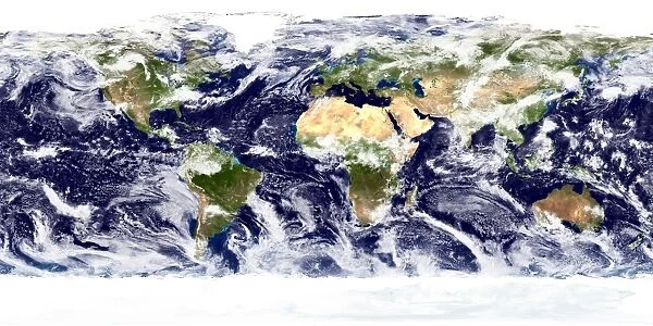 True-color image of the entire Earth