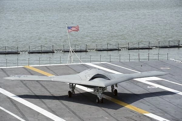 An X-47B Unmanned Combat Air System