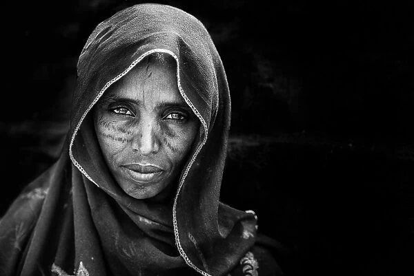 Afar tribeswoman