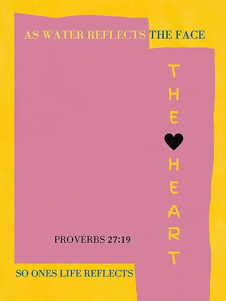 Bible verse - proverbs 27:19