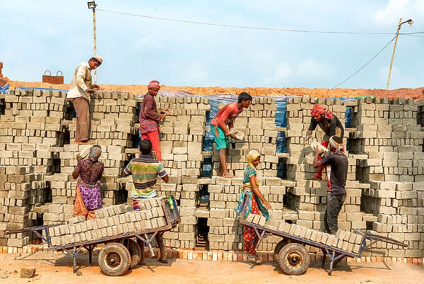 Brick workers