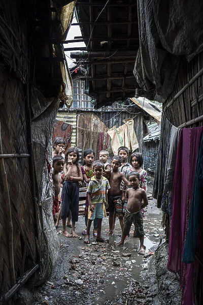 Children at Bangladesh Slum