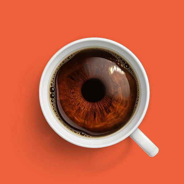 Coffee Eye Print
