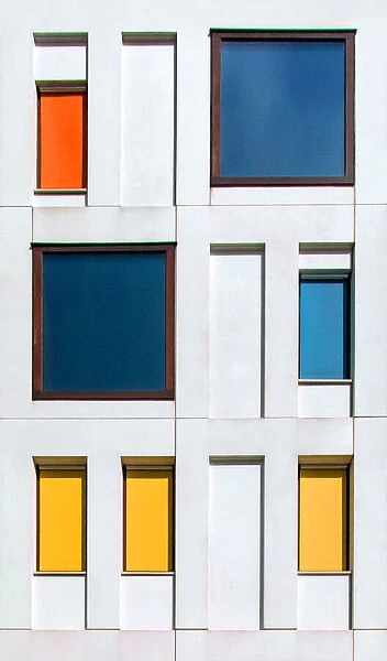 a colorful facade
