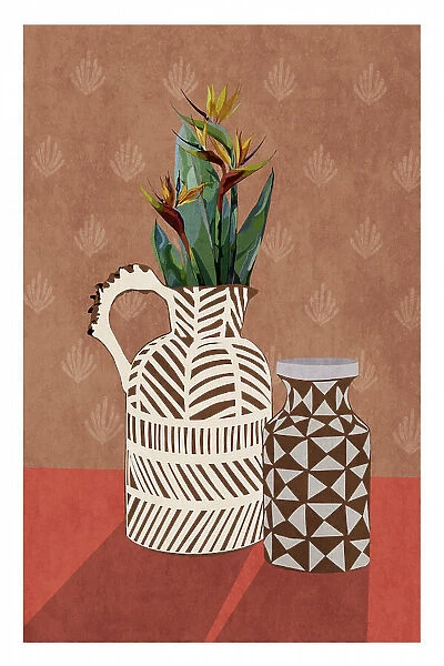 Flower Vase 4ratio 2x3 Print By Bohonewart